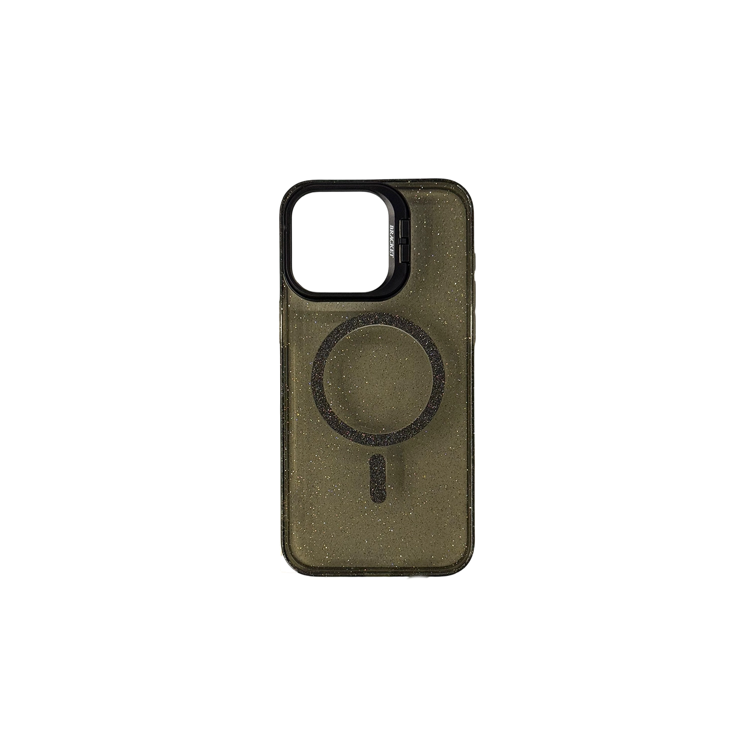 17 Stand Camera Glitter Olive (14 Pro Max) - Image 1